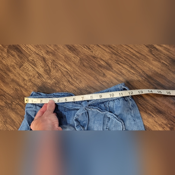 Zara Girl's 13/14 Denim Faux Wrap Skirt - Picture 5 of 5